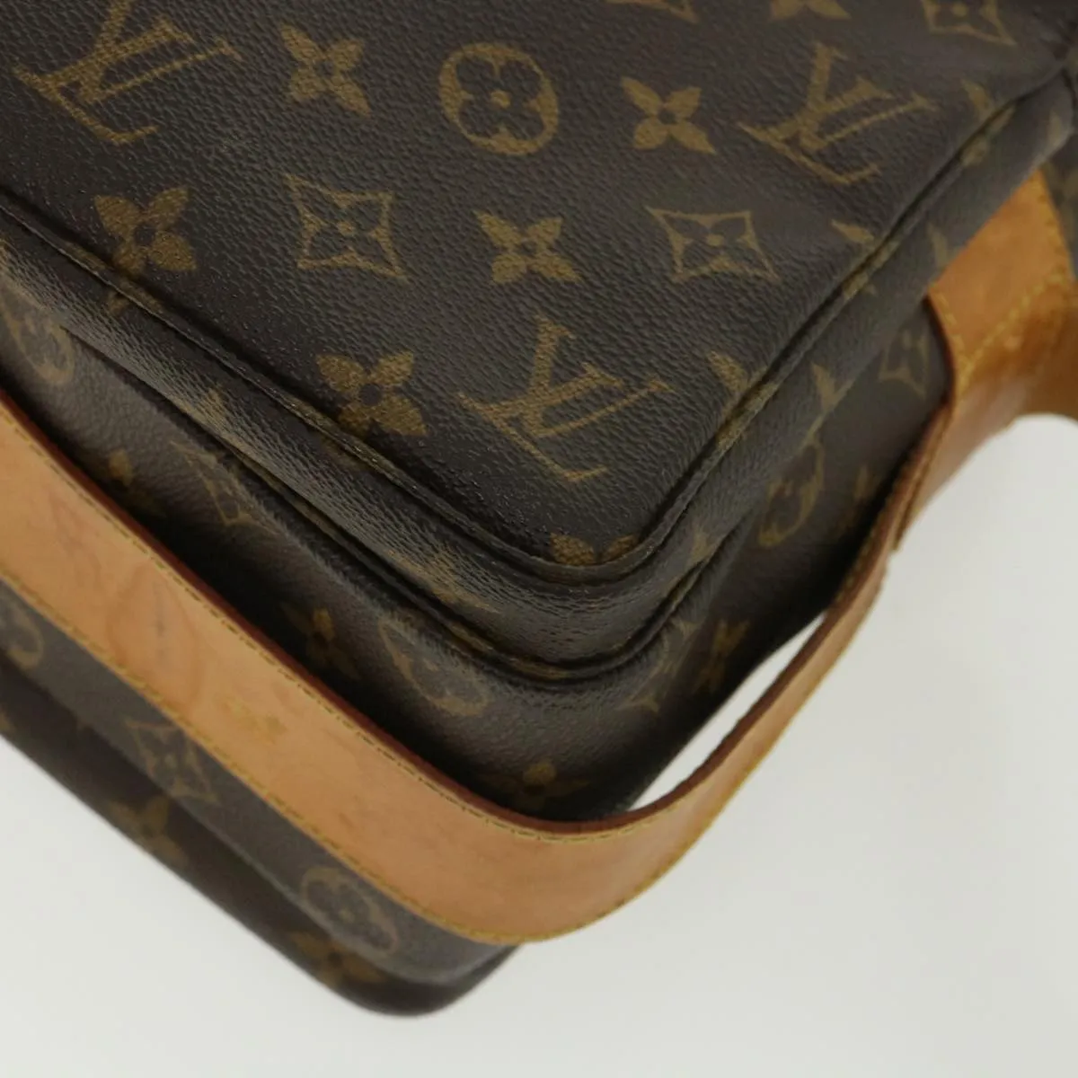 LOUIS VUITTON Monogram Naviglio Shoulder Bag SPO M50205 LV Auth 34419