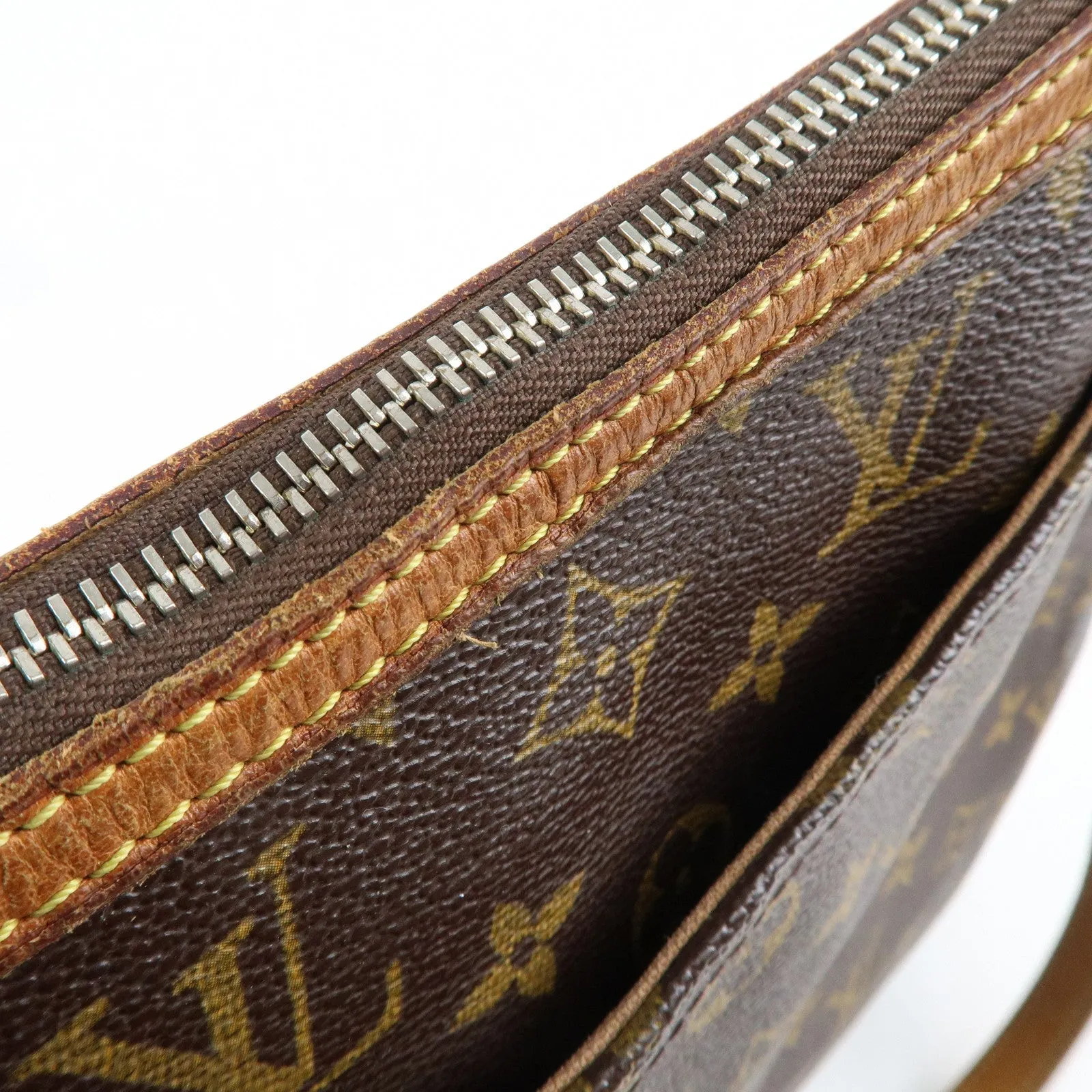 Louis Vuitton Monogram Odeon MM Shoulder Bag Brown M56389