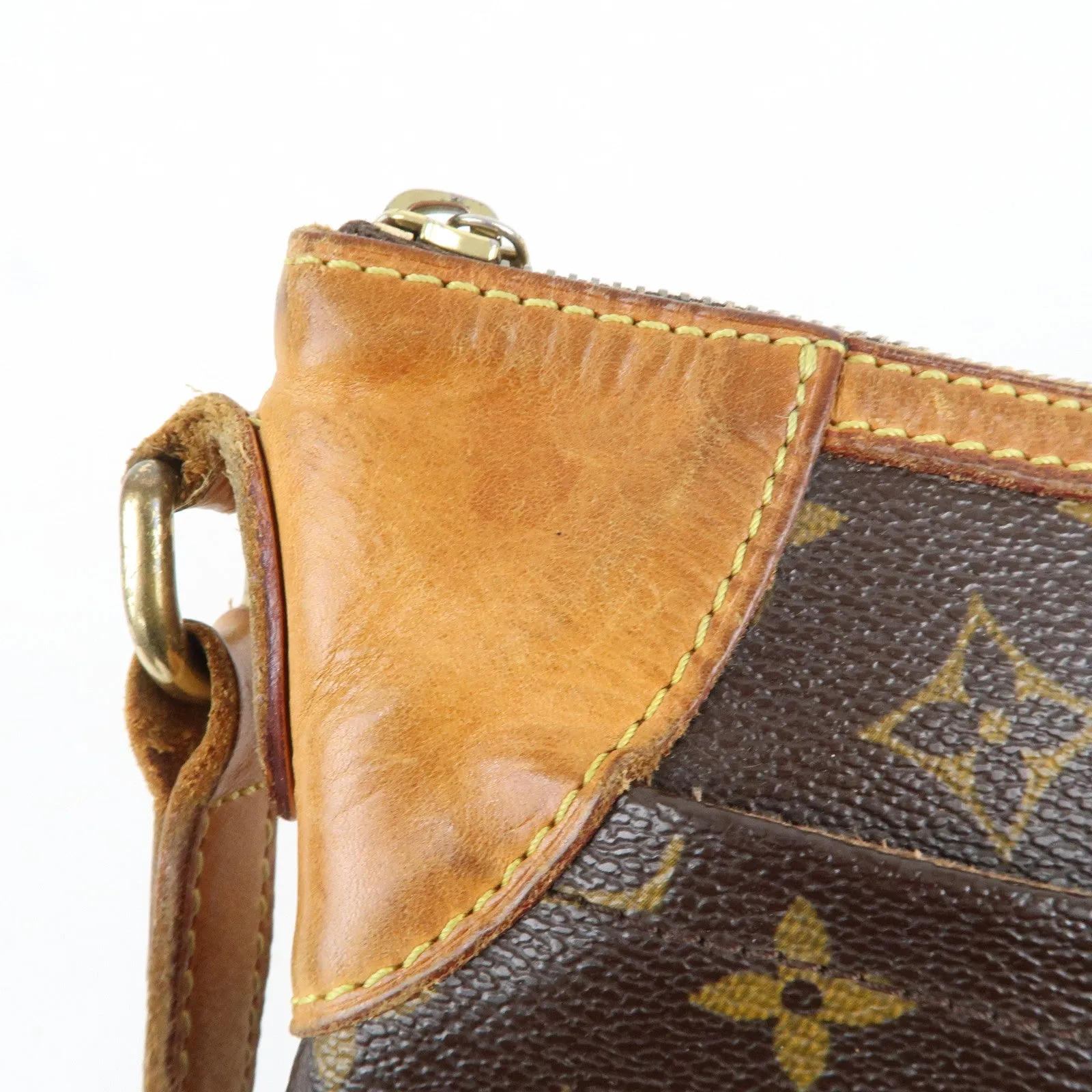 Louis Vuitton Monogram Odeon MM Shoulder Bag Brown M56389