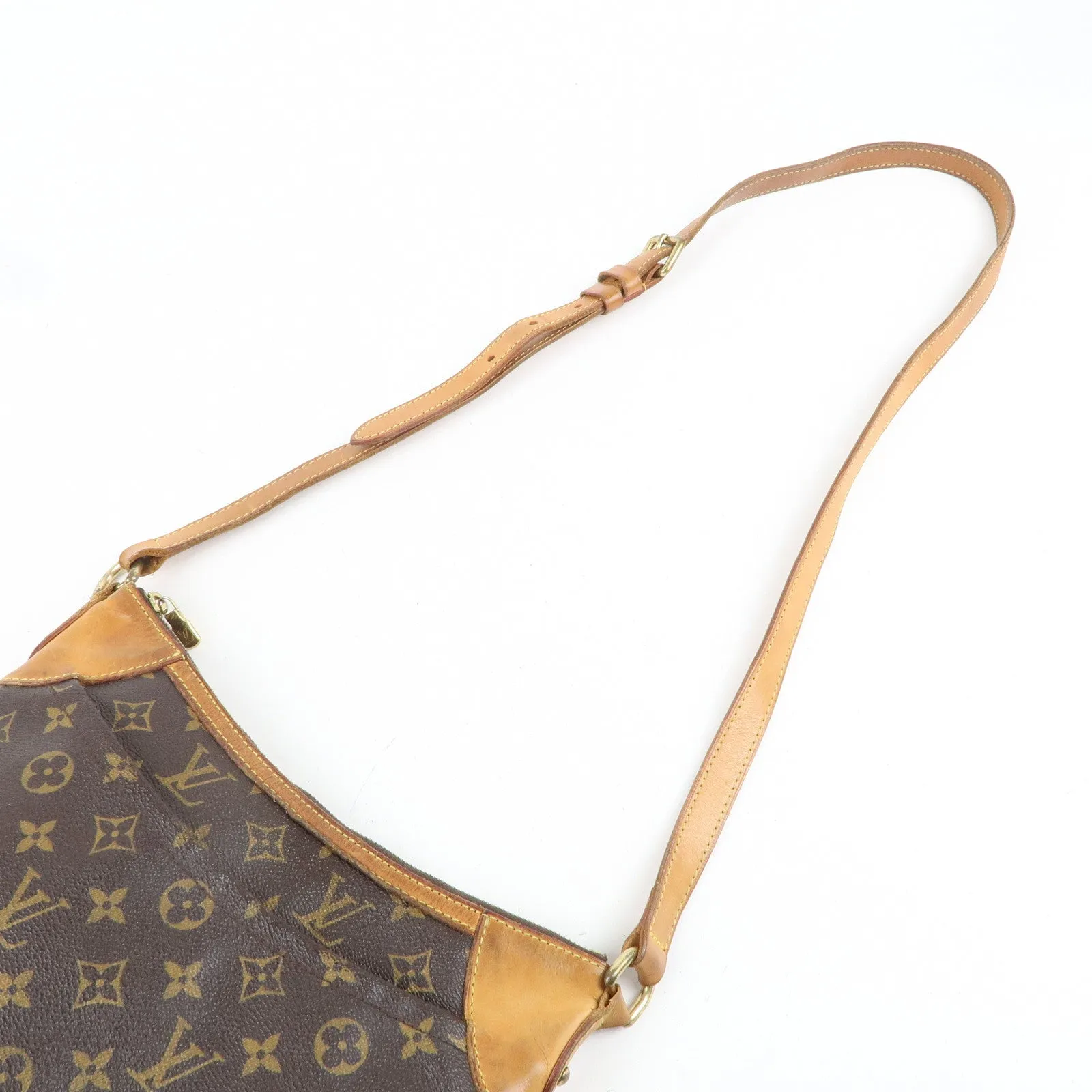 Louis Vuitton Monogram Odeon MM Shoulder Bag Brown M56389