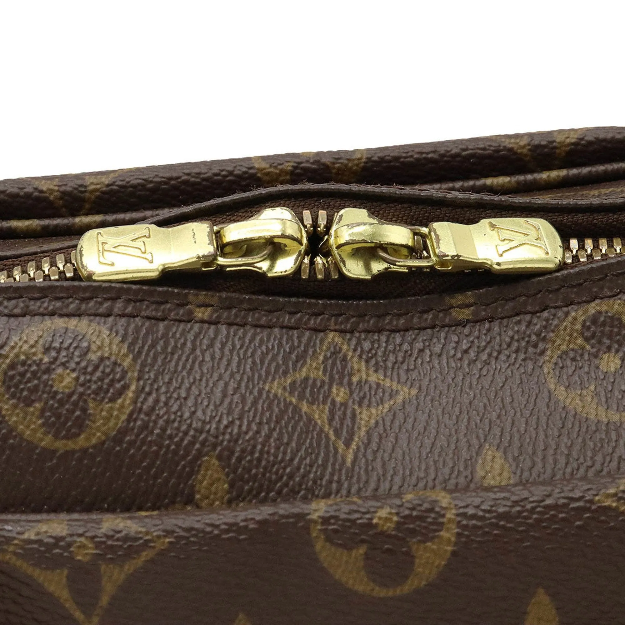 LOUIS VUITTON Monogram Sack Bossfort Handbag Bag Shoulder M40043