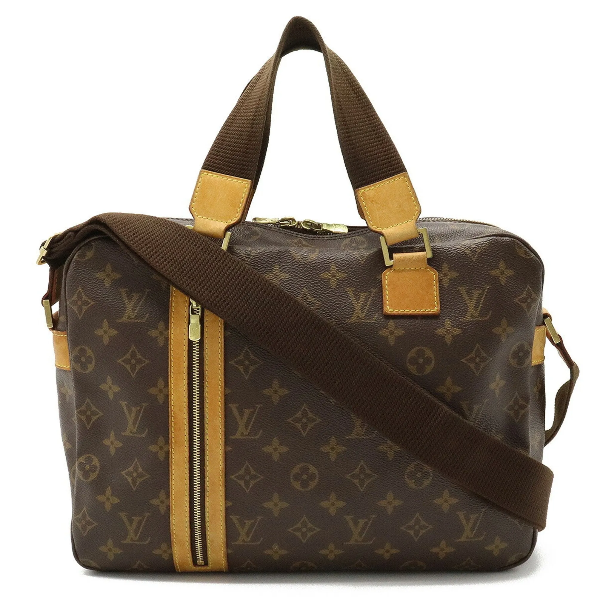 LOUIS VUITTON Monogram Sack Bossfort Handbag Bag Shoulder M40043