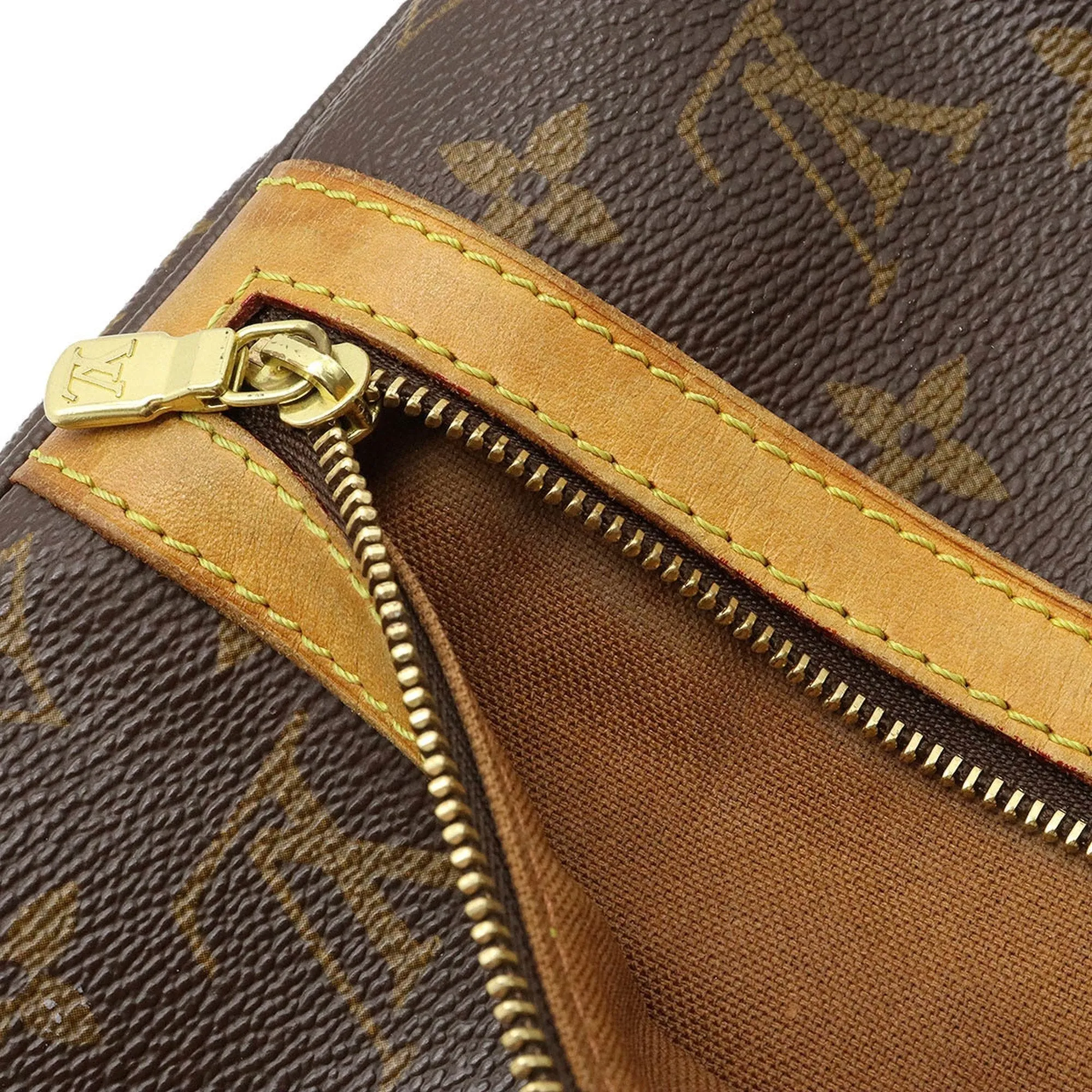 LOUIS VUITTON Monogram Sack Bossfort Handbag Bag Shoulder M40043