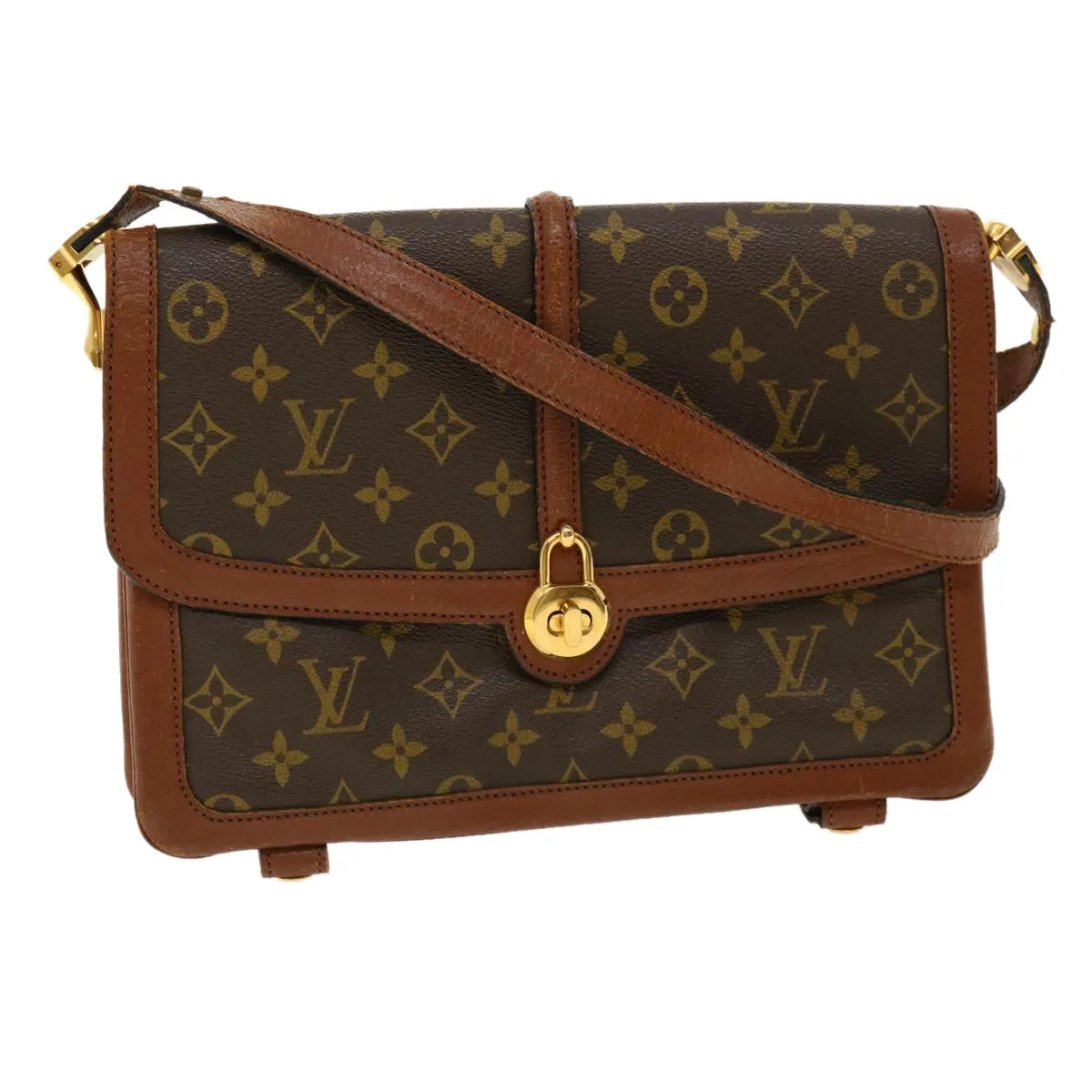 LOUIS VUITTON Monogram SacRabat Shoulder Bag Vintage No170 LV Auth ar7902B