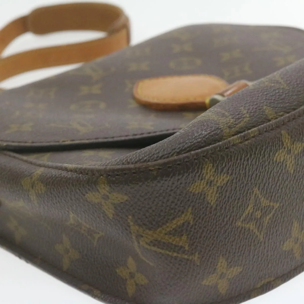 LOUIS VUITTON Monogram Saint Cloud GM Shoulder Bag M51242 LV Auth am947g