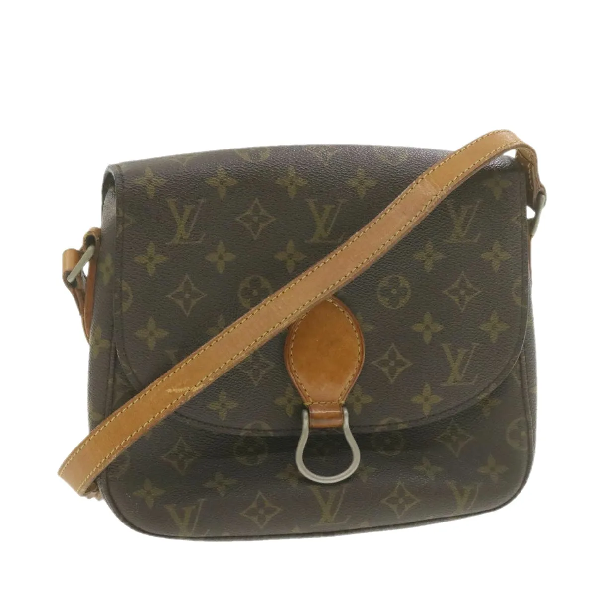 LOUIS VUITTON Monogram Saint Cloud GM Shoulder Bag M51242 LV Auth am947g