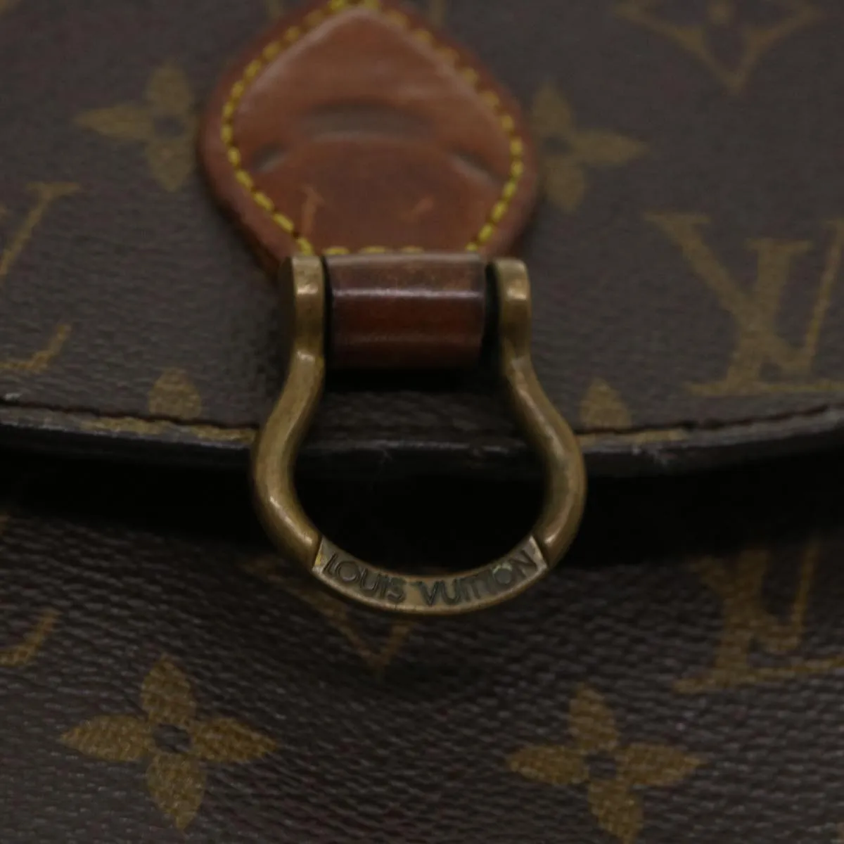 LOUIS VUITTON Monogram Saint Cloud PM Shoulder Bag M51244 LV Auth ar8701