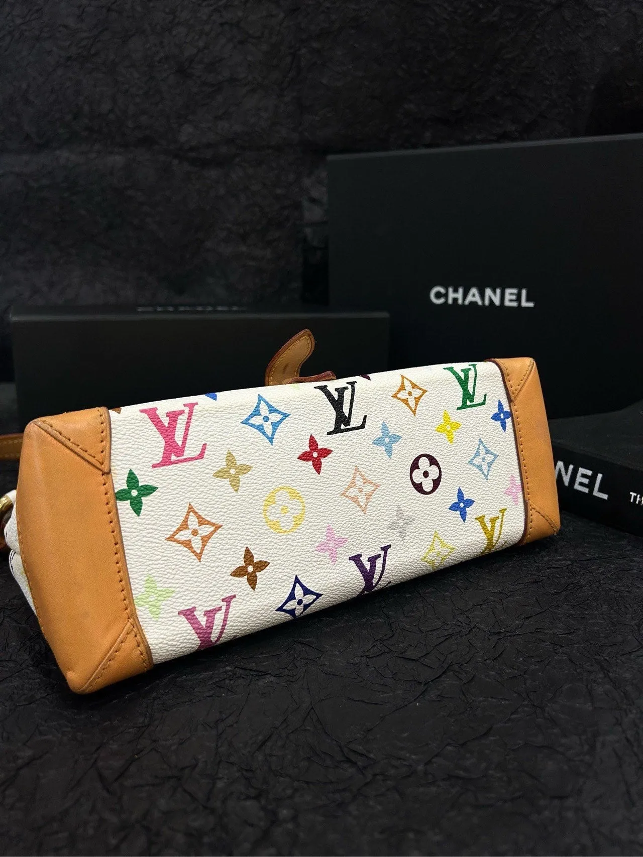Louis Vuitton Multicolor White Monogram Shoulder Bag