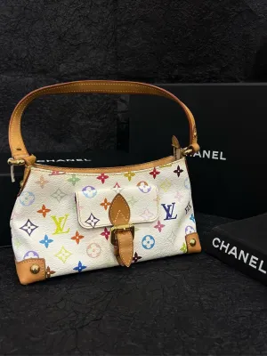 Louis Vuitton Multicolor White Monogram Shoulder Bag