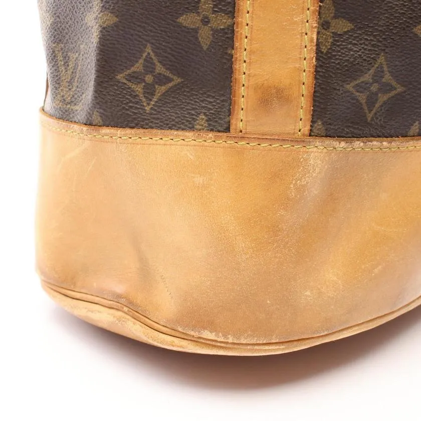 Louis Vuitton Randonne GM Monogram Shoulder Bag Brown PVC Leather Pre-Loved
