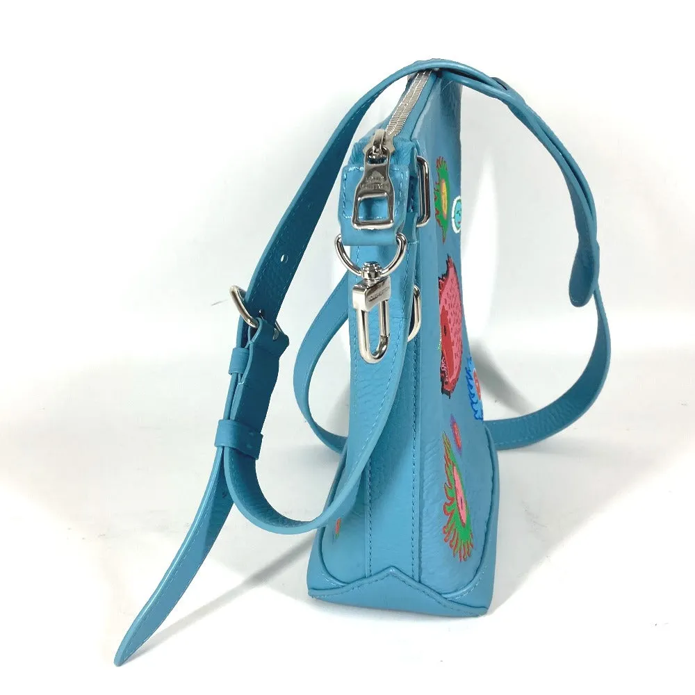 LOUIS VUITTON Shoulder Bag M21716 Taurillon Clemence Leather blue LVxYK Monogram Taurillon Clemence Hobo Cruiser