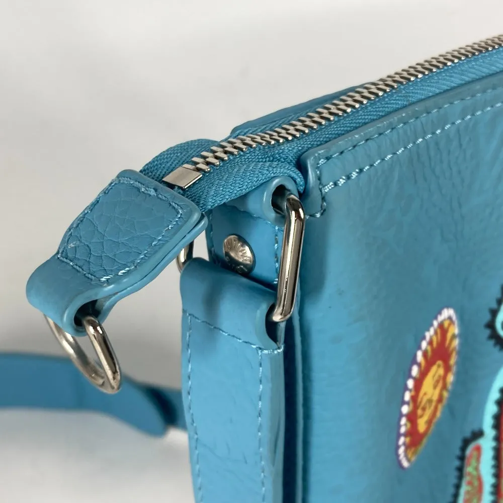 LOUIS VUITTON Shoulder Bag M21716 Taurillon Clemence Leather blue LVxYK Monogram Taurillon Clemence Hobo Cruiser