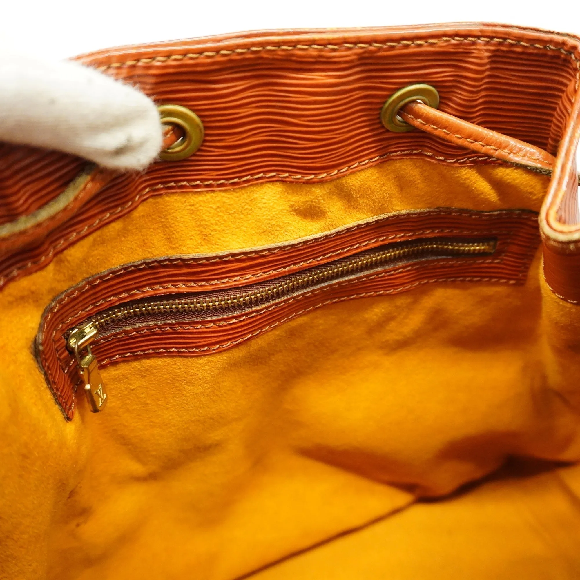 Louis VuittonAuth  Epi Petit Noe M44103 Women's Shoulder Bag Kenyan Brown
