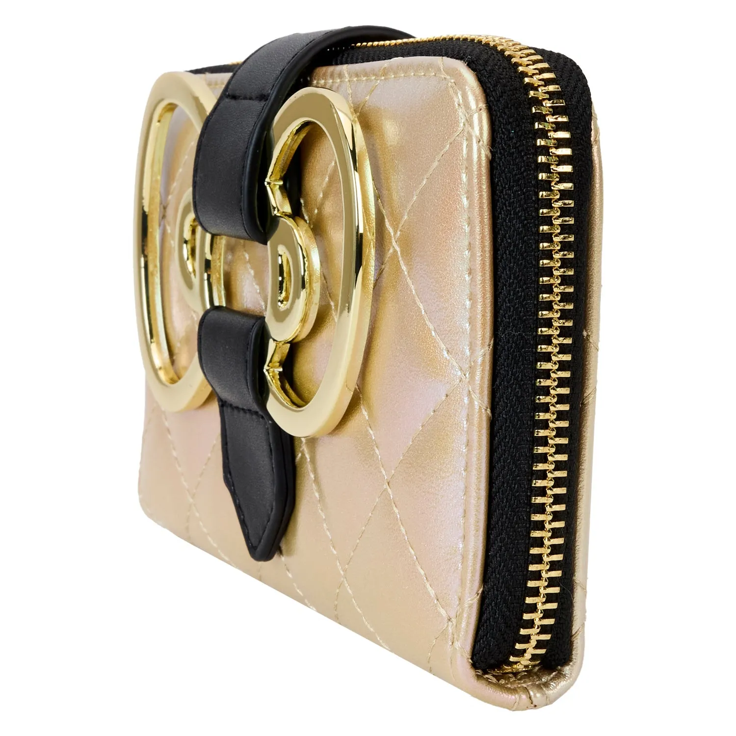 Loungefly x Sanrio 50th Anniversary Gold Zip Around Wallet