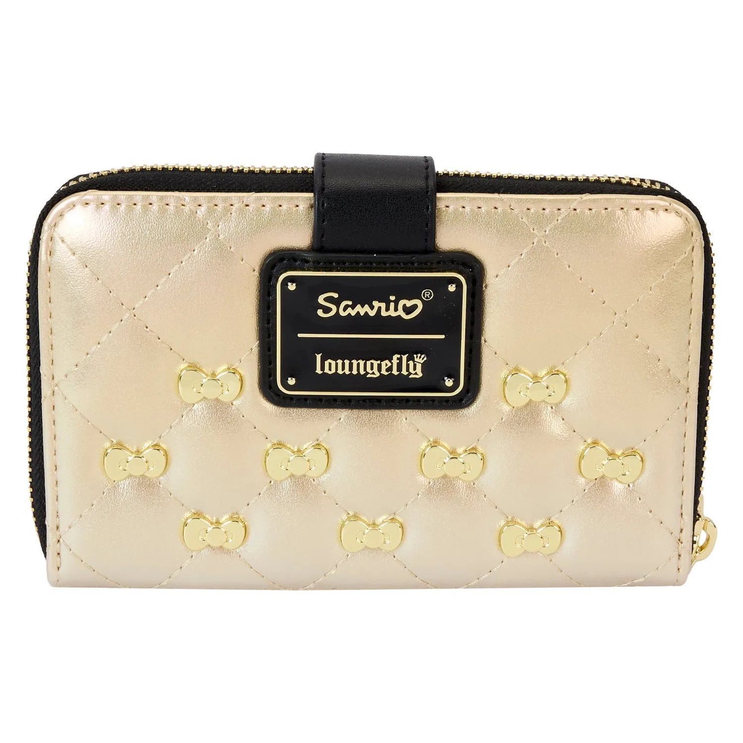 Loungefly x Sanrio 50th Anniversary Gold Zip Around Wallet