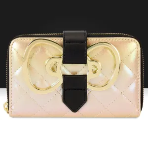 Loungefly x Sanrio 50th Anniversary Gold Zip Around Wallet