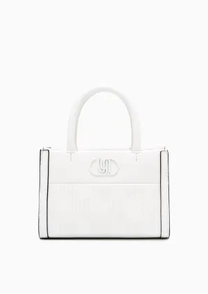 Louvre Infinite Mini  Tote Bag White