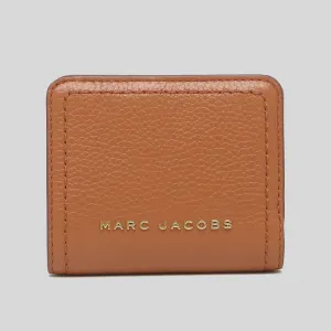 MARC JACOBS Groove Mini Compact Wallet Smoke Almond S101L01SP21