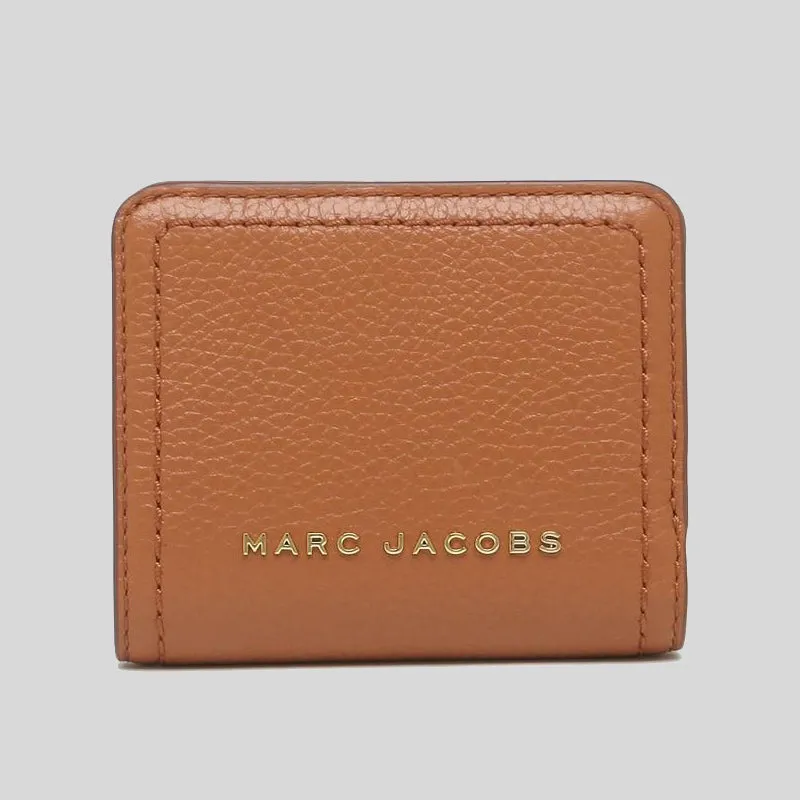 MARC JACOBS Groove Mini Compact Wallet Smoke Almond S101L01SP21