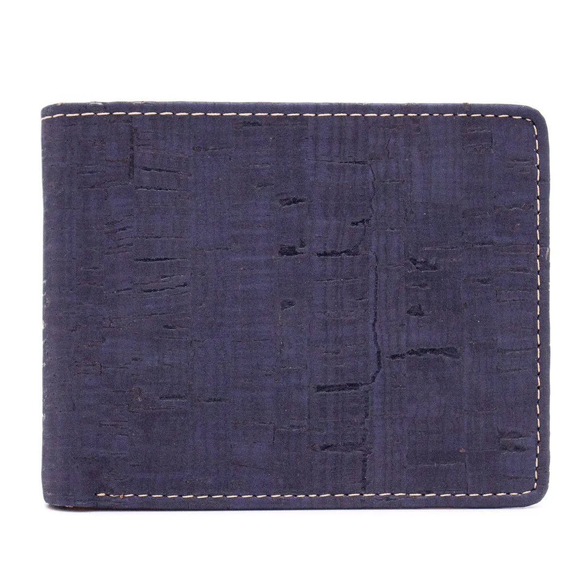 Men's multifunctional cork wallet in classic black and brown with convenient coin pocket (BAG-2006)