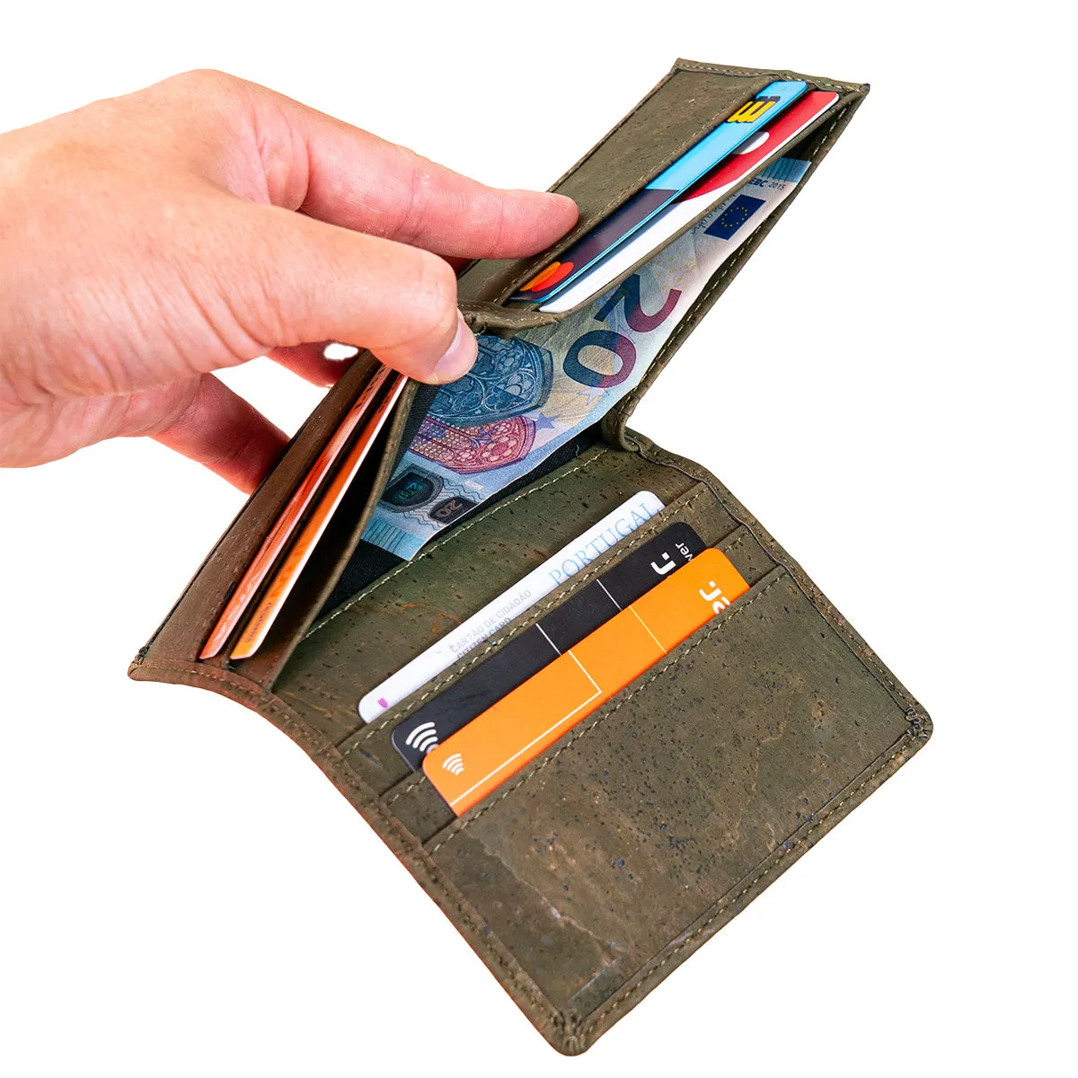 Men??s Ultra-Thin Cork Wallet and Card Holder WALLET-BAG-2311