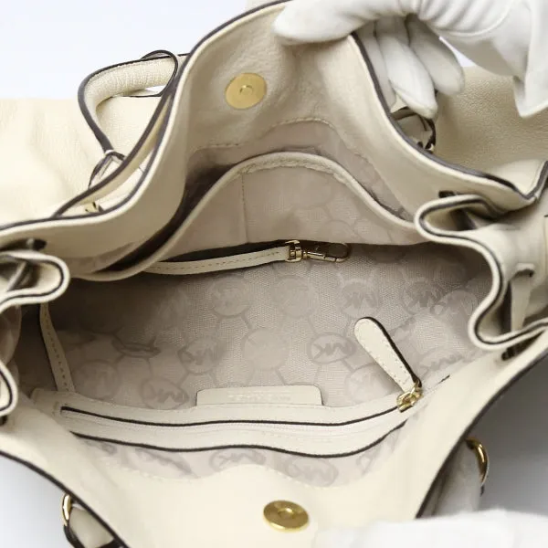 MICHAEL KORS Handbag Calfskin white 2WAY Shoulder Bag leather Women Used