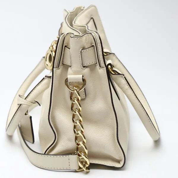 MICHAEL KORS Handbag Calfskin white 2WAY Shoulder Bag leather Women Used