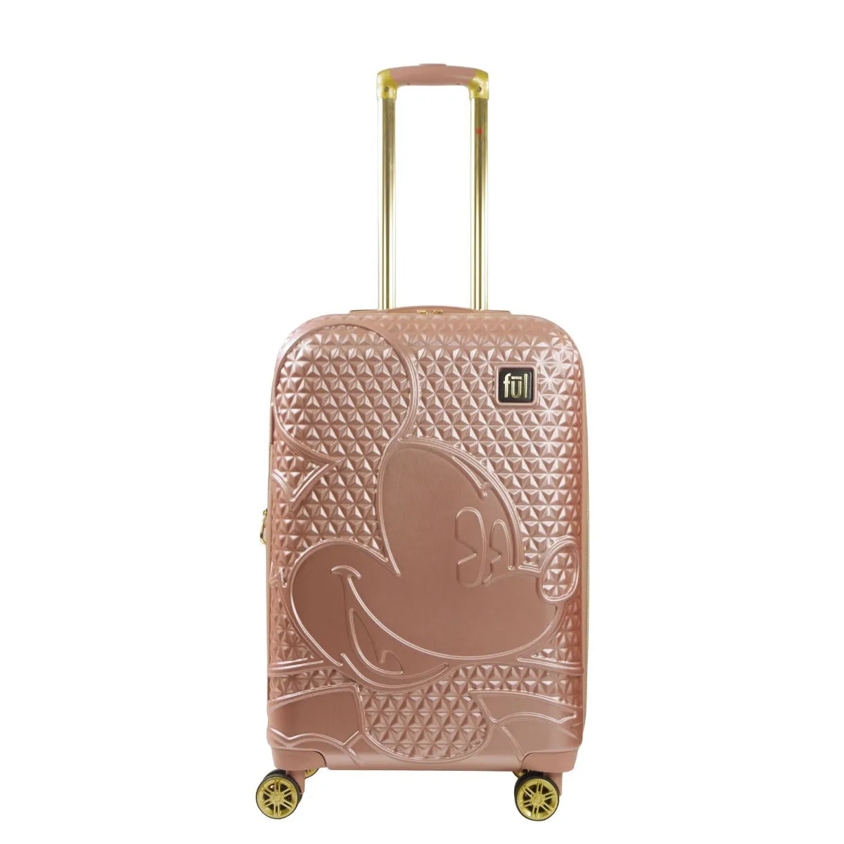 Mickey Mouse Rolling Luggage FL Disney Luggage 26" Rose Gold