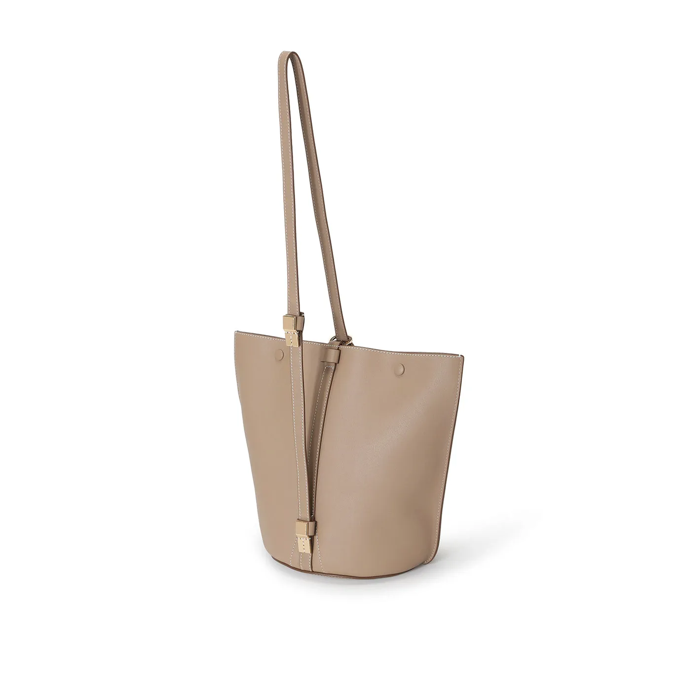 ORUKAMI Flat Hook Convertible Bucket Tote - Toffee