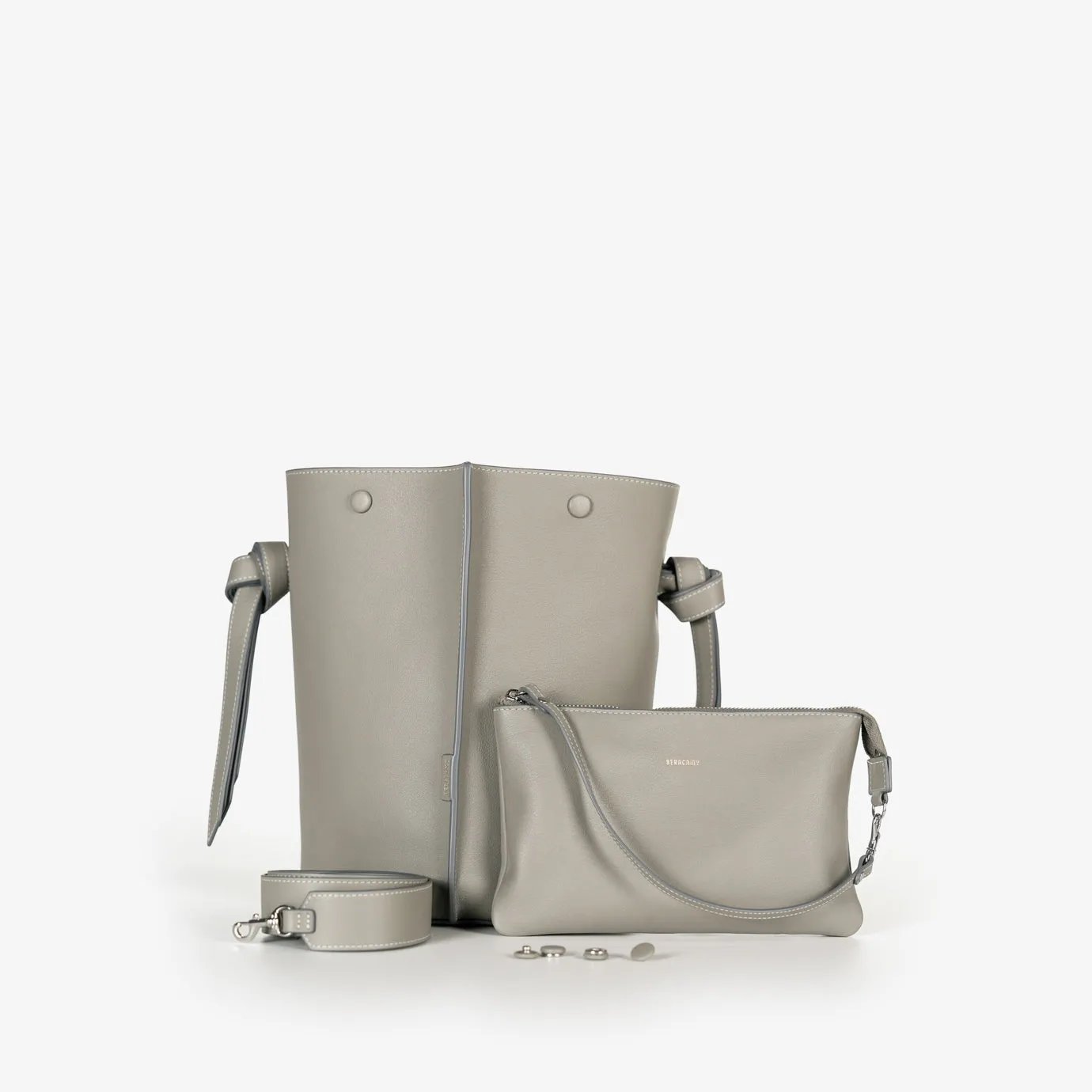 ORUKAMI Knots Bucket Bag - Grey
