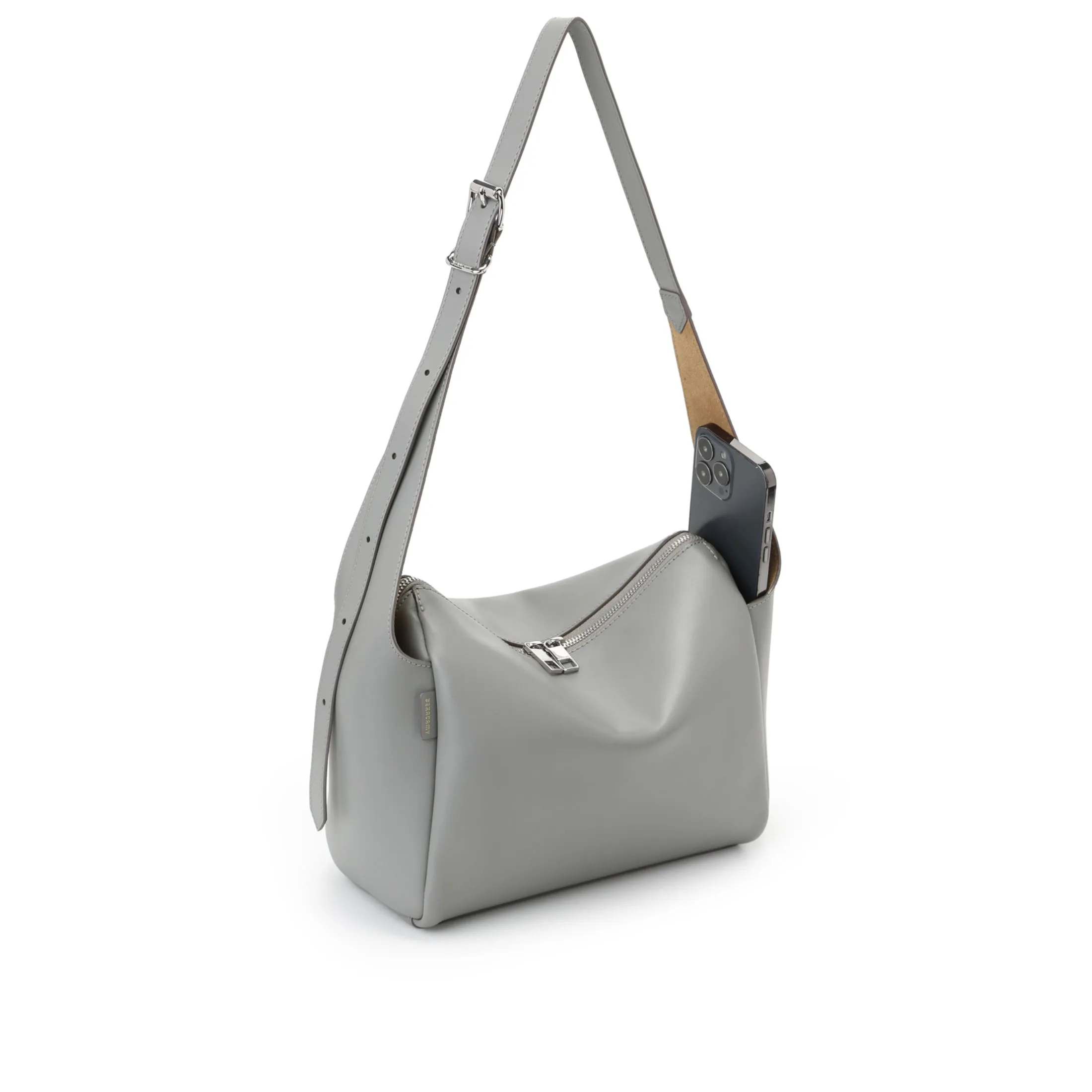 Petrichor Pockets Shoulder Bag - Light Grey