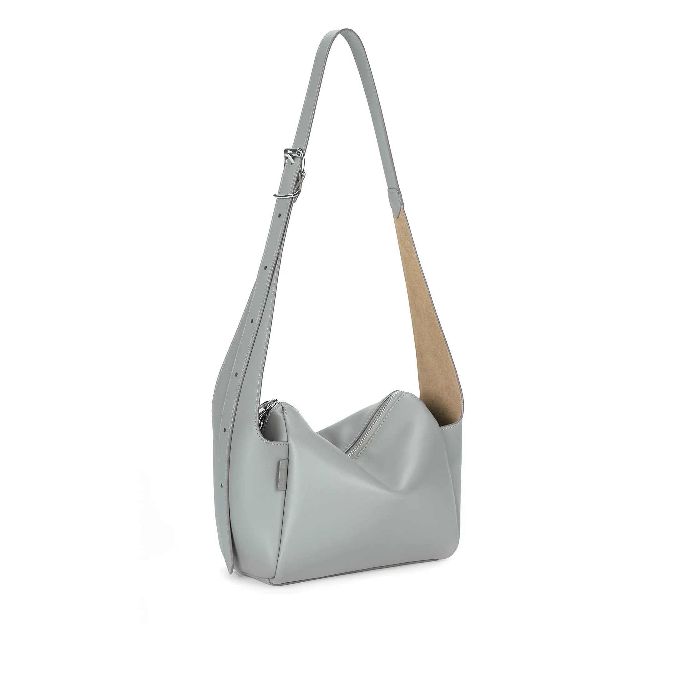 Petrichor Pockets Shoulder Bag - Light Grey