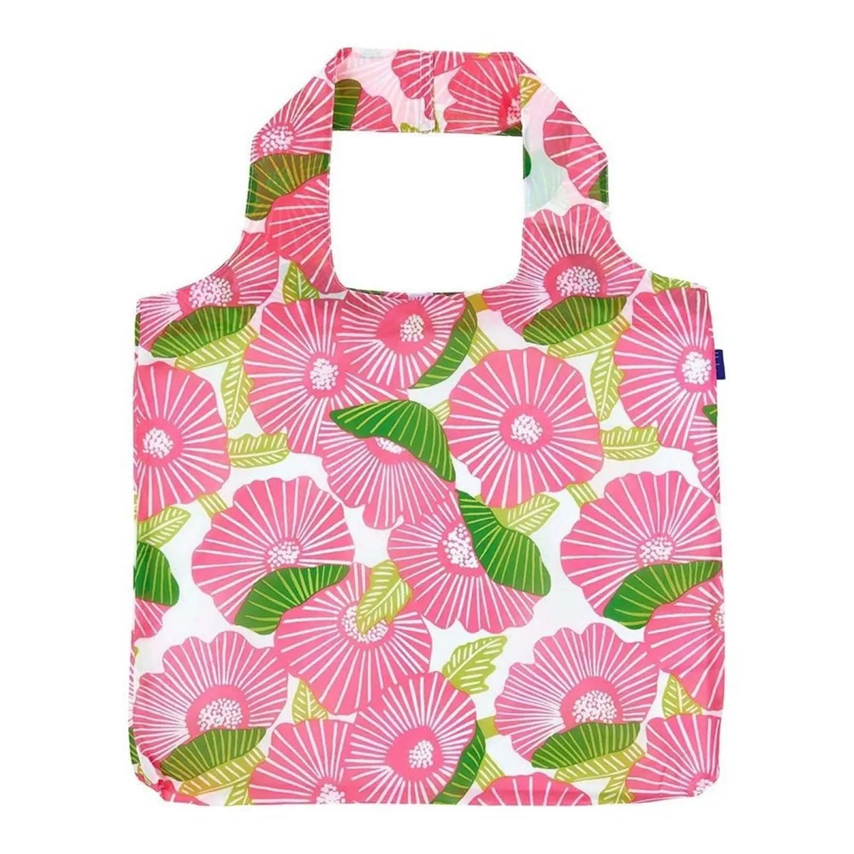Poppy Papaver blu Reusable Shopping Bag-Machine washable
