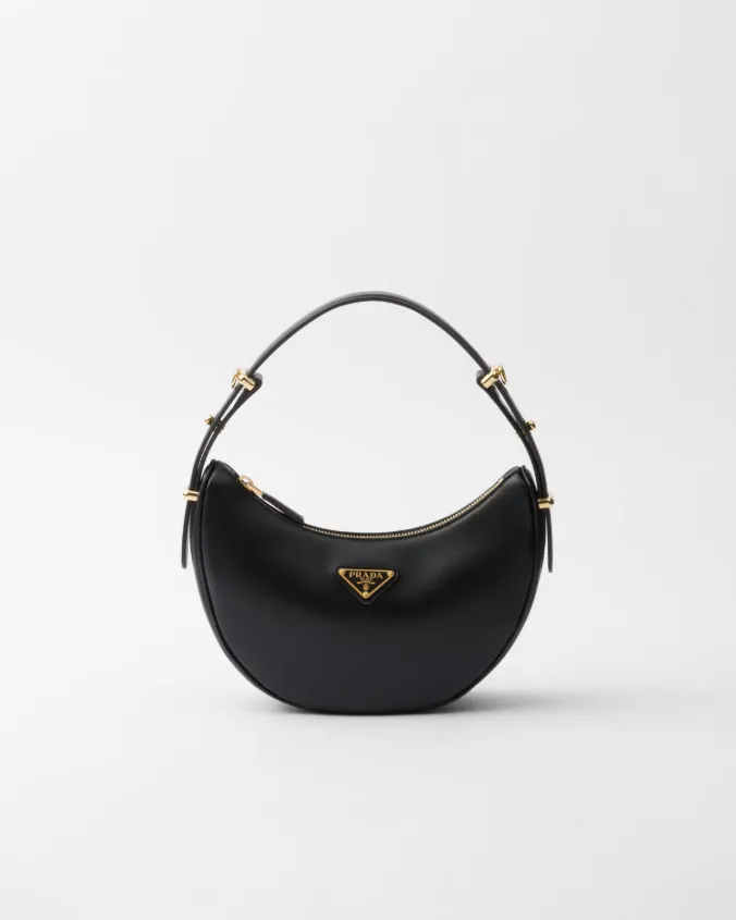 Prada arqu?? small leather shoulder bag