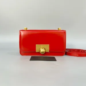 Preloved Bottega Veneta BV Classic Red Leather Shoulder Bag 21??12cm XJ10893