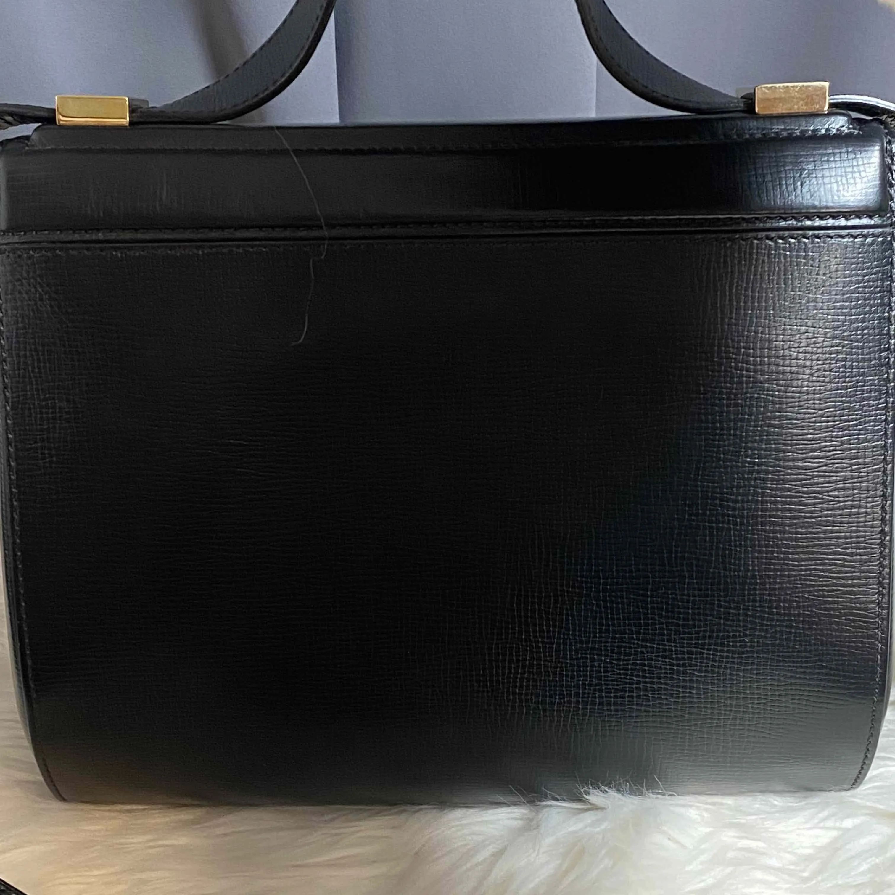 Preloved Givenchy Antigona Black Leather Shoulder Bag