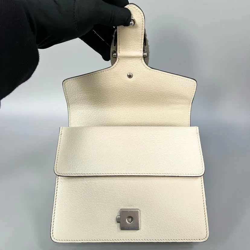 Preloved Gucci Dionysus Rhinestone White Shoulder Bag