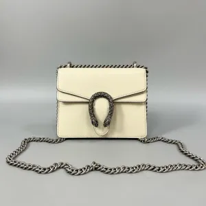 Preloved Gucci Dionysus Rhinestone White Shoulder Bag