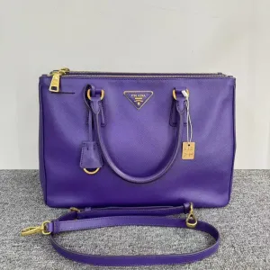 Preloved Prada Saffiano Bag SJZ2-44 Purple Shoulder Bag