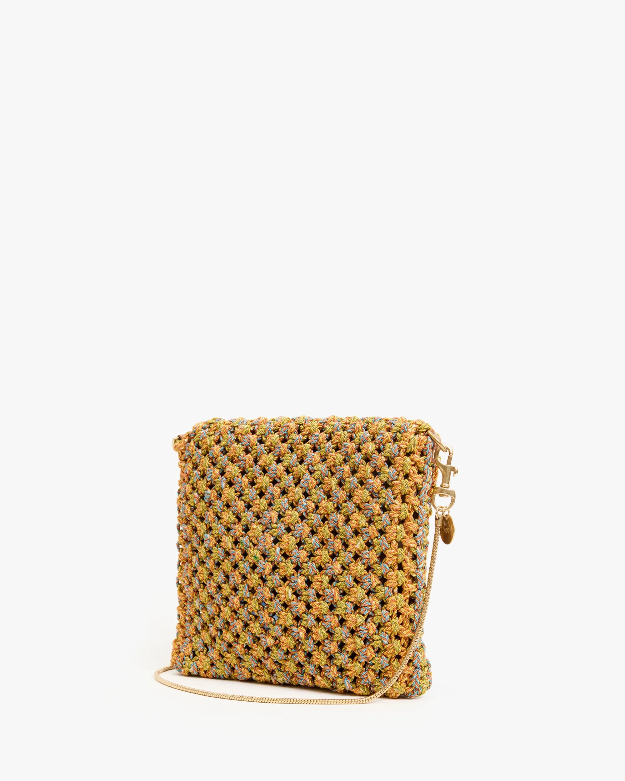 Ramya Handbags - Crossbody - Ramya Neon Multi Metallic Crochet