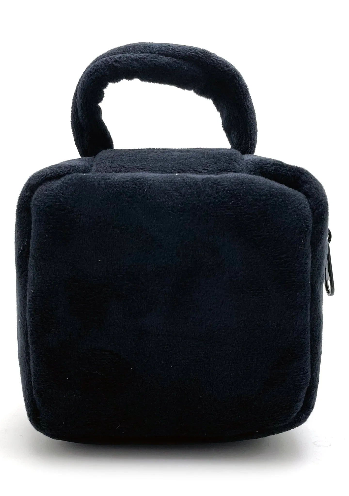 Sanrio Kuromi Face Square Plush Cosmetic Bag