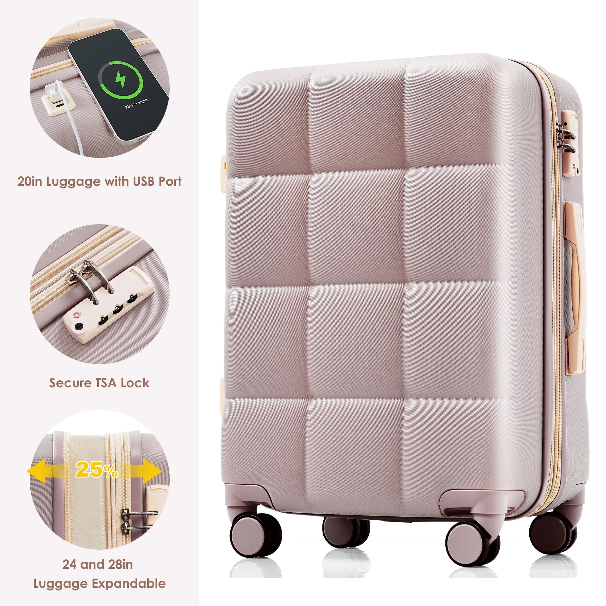 Streamdale Luggage Set of 3