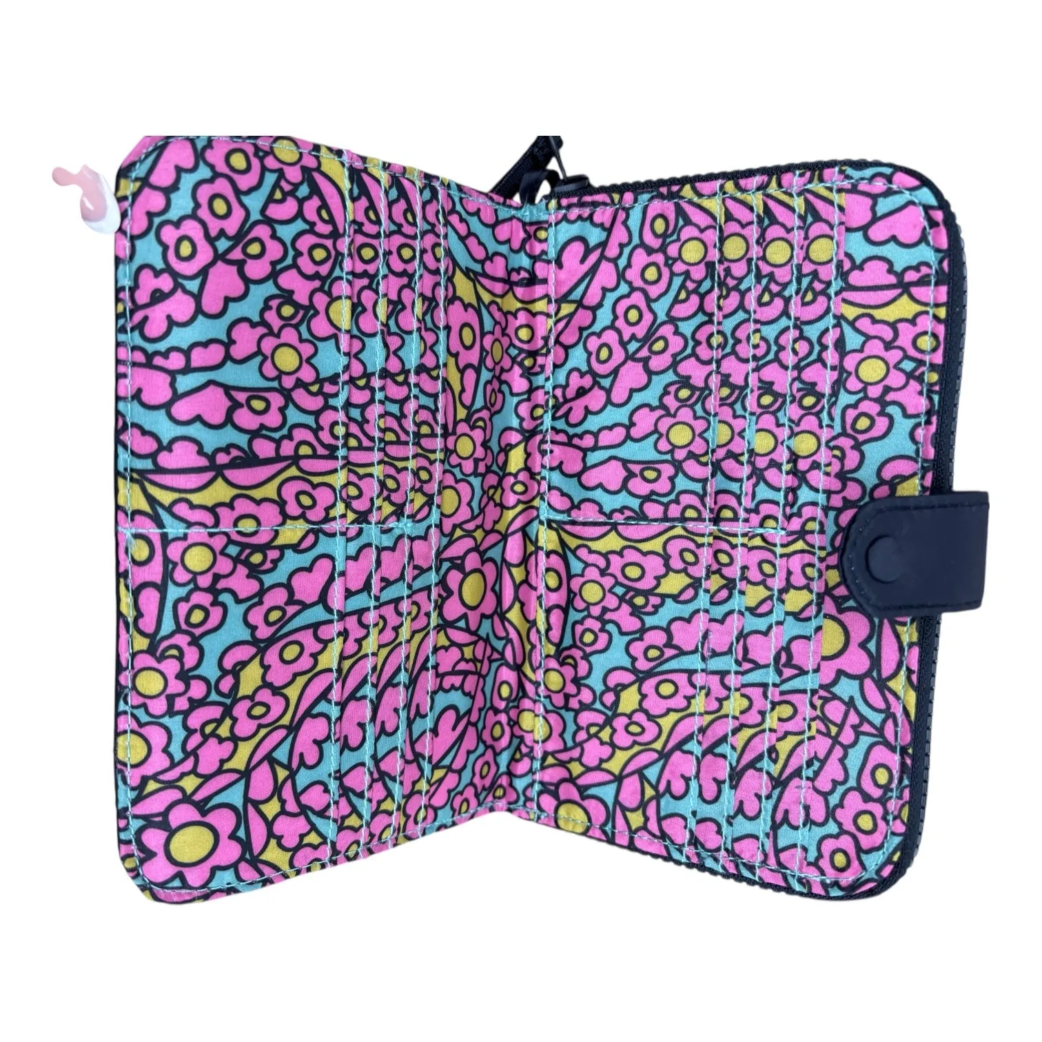 Wallet By Vera Bradley In Black, Size:Medium