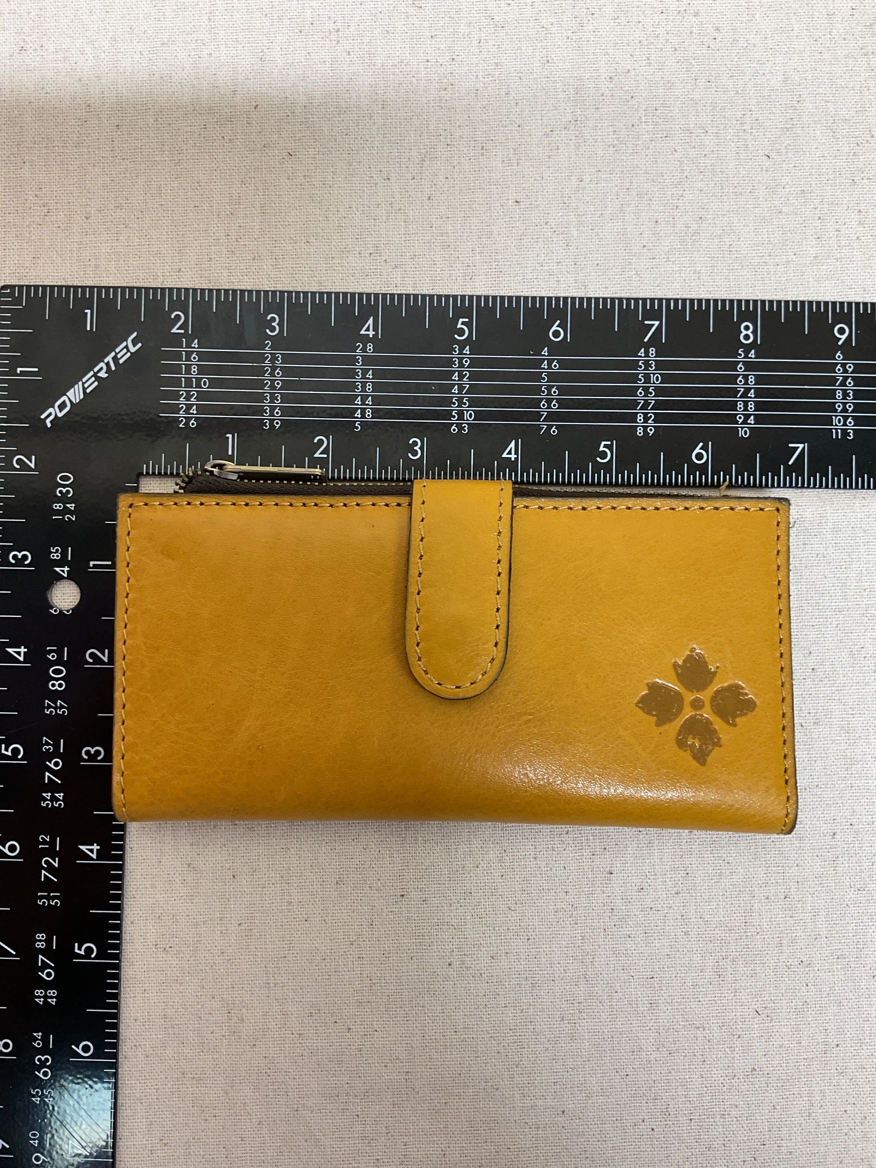 Wallet Designer By Patricia Nash In Yellow, Size:Medium