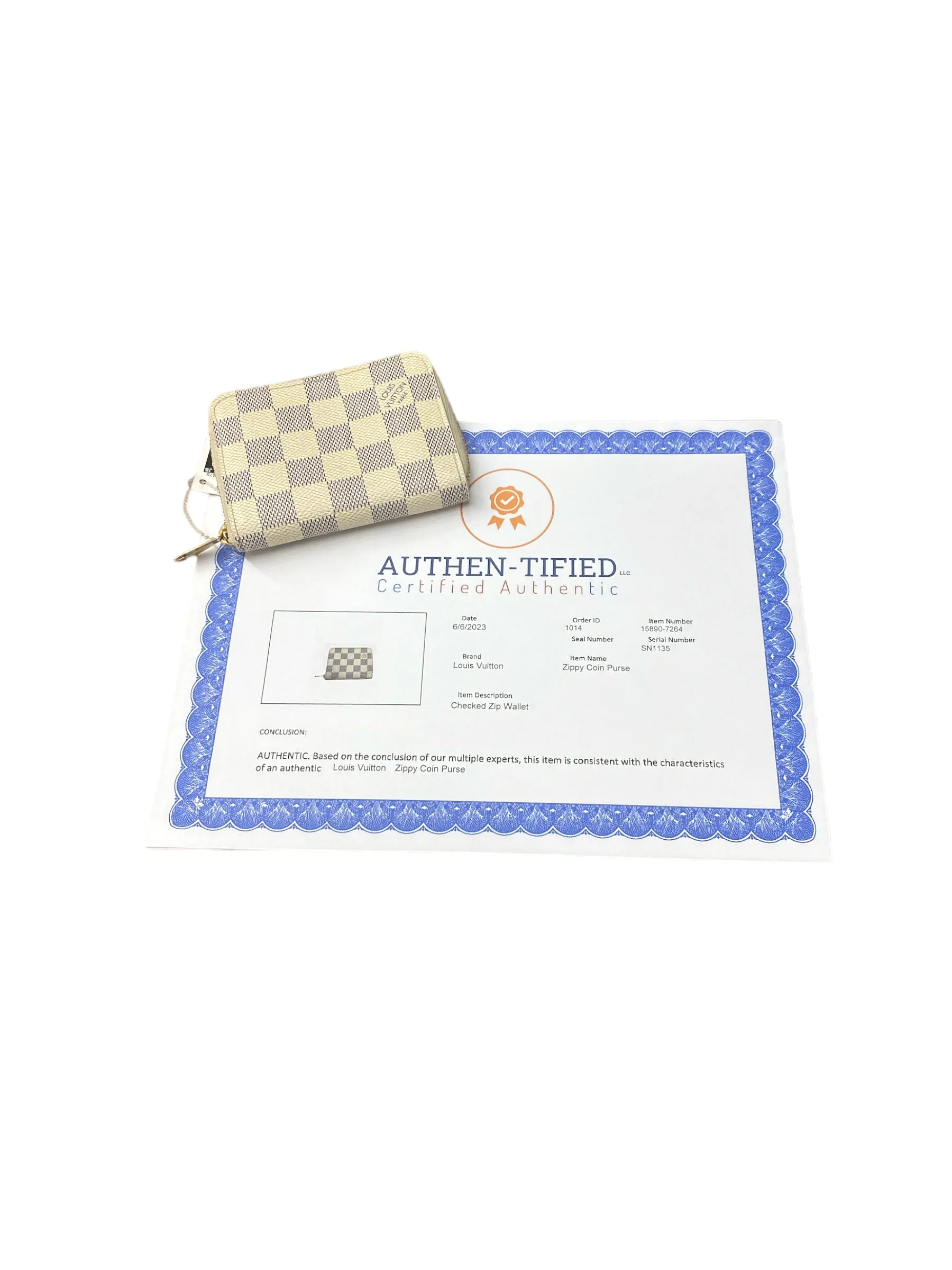 Wallet Luxury Designer By Louis Vuitton  Size: Small