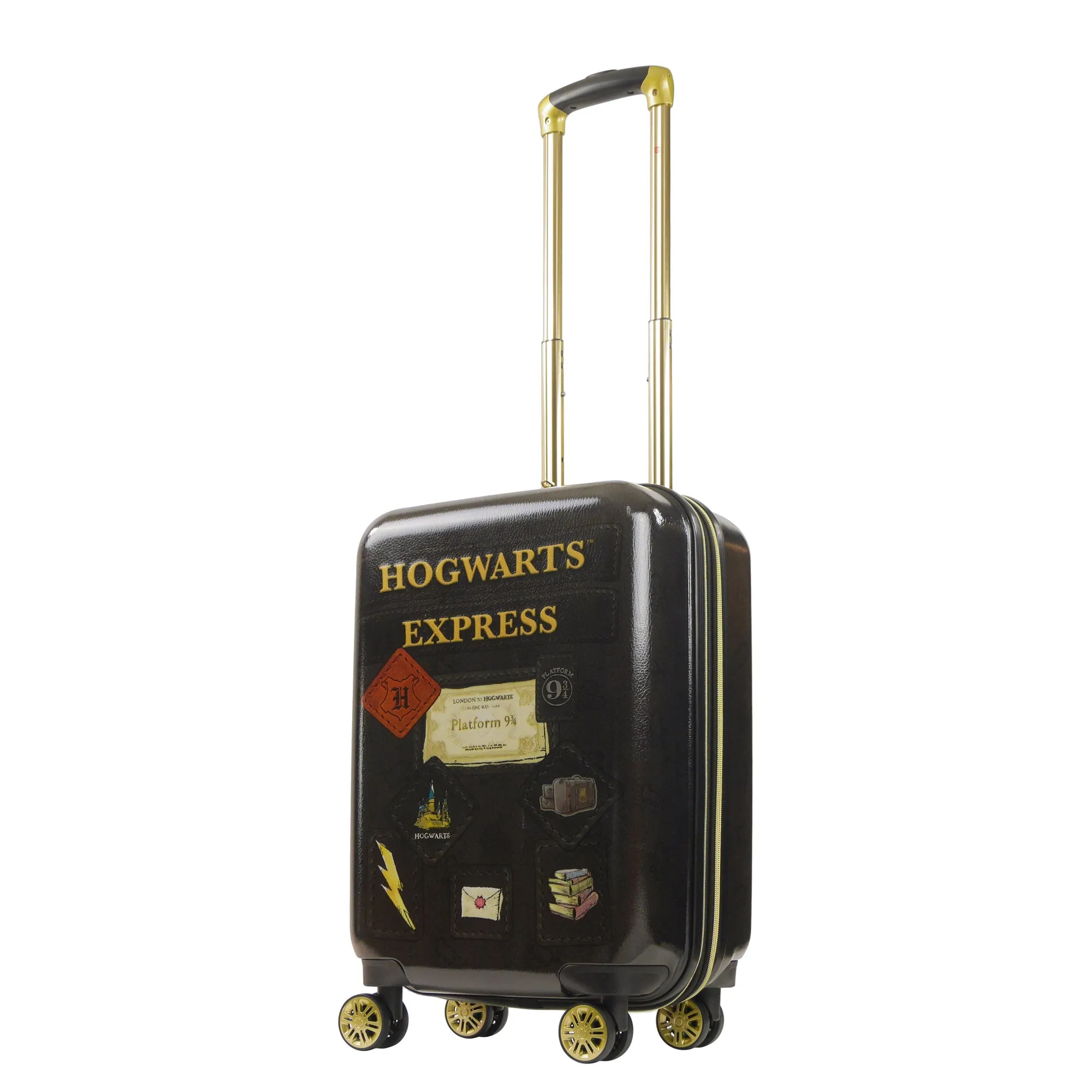 WB Harry Potter Ful Hogwart Express Hardside Printed Abs 21 Inch Luggage Black