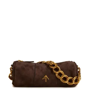 XX Mini Cylinder Suede, Deep Brown